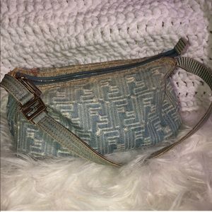 AUTHENTIC Fendi Celeste Denim Bag